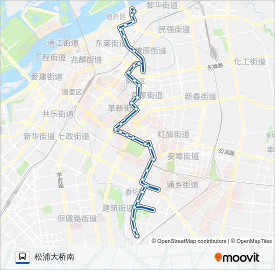 202路 Bus Line Map