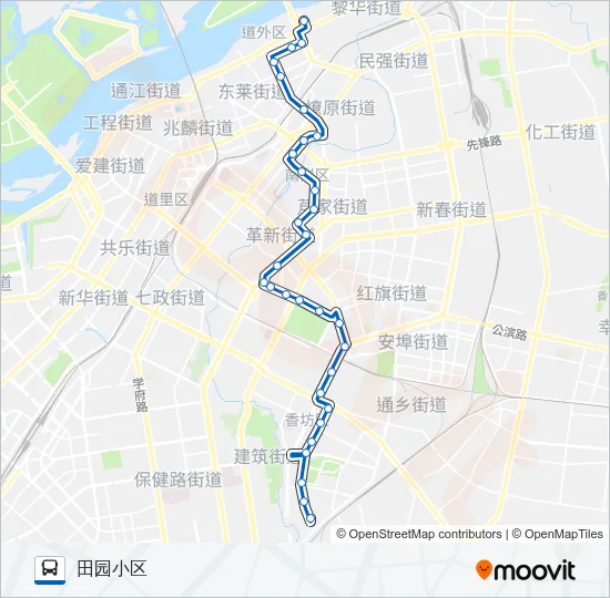 202路 Bus Line Map