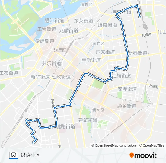 203路 Bus Line Map