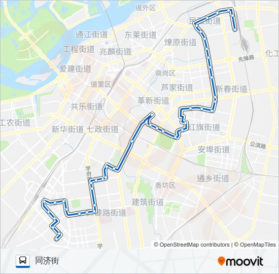 203路 Bus Line Map