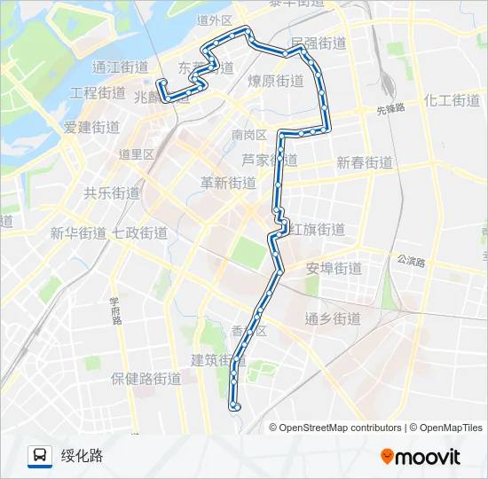 205路 Bus Line Map