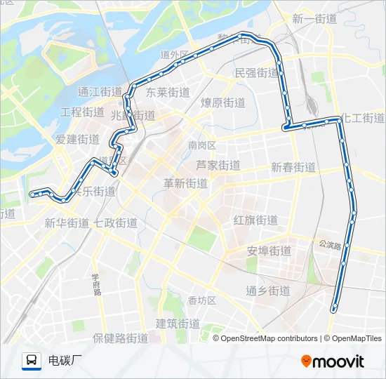 206路 Bus Line Map