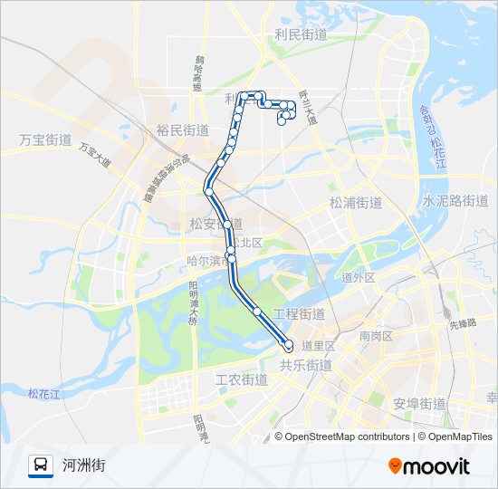 公交211路的线路图