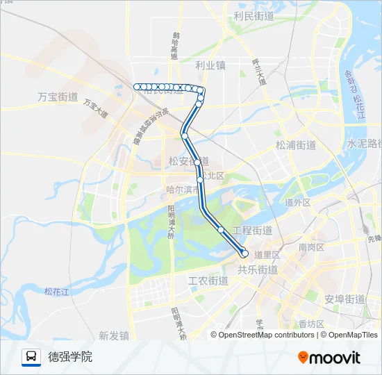 213路 Bus Line Map