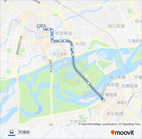216路 Bus Line Map