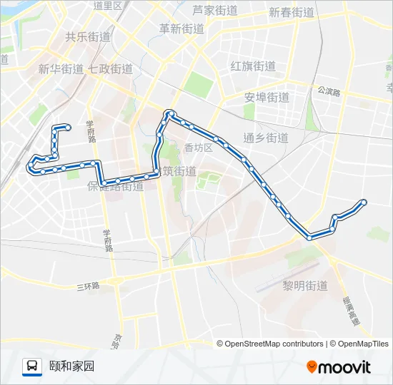 217路 Bus Line Map