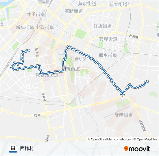 217路 Bus Line Map