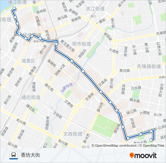 2路空调 bus Line Map