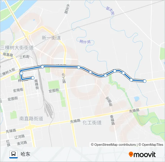 332路 Bus Line Map