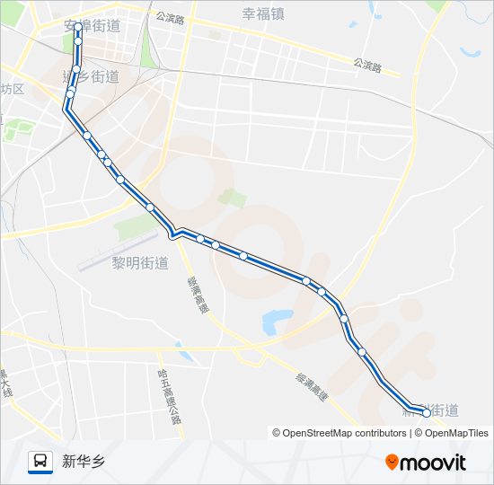 公交337路的线路图