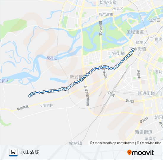 公交341路的线路图