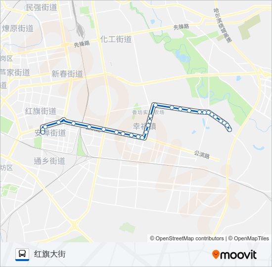 353路 bus Line Map