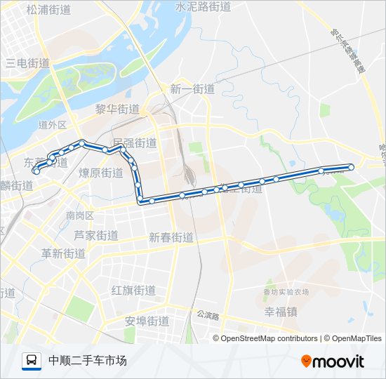 357路 bus Line Map