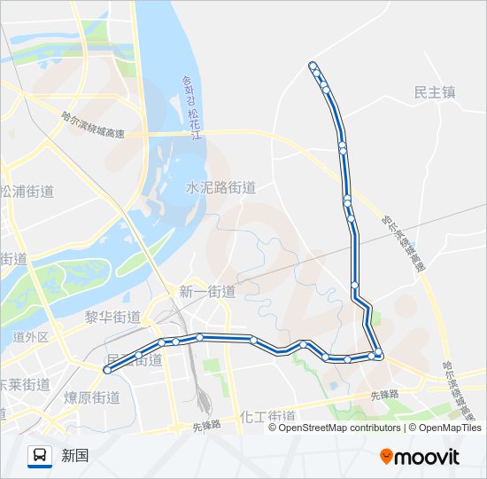 公交360路的线路图