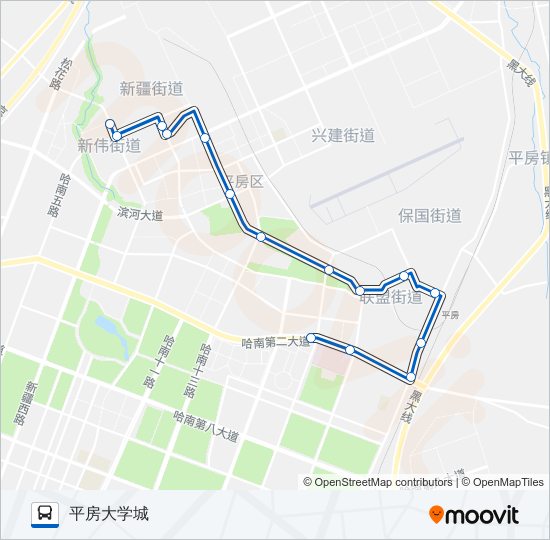 361路 bus Line Map