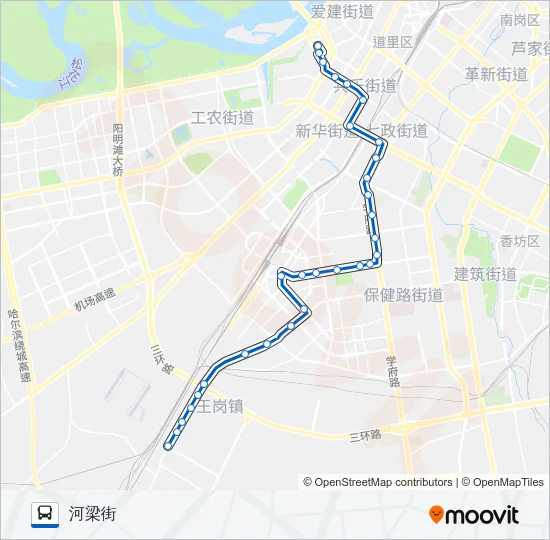 363路 Bus Line Map