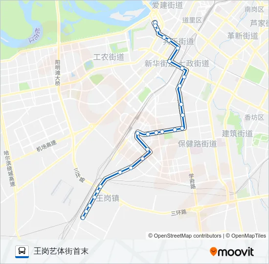 363路 Bus Line Map