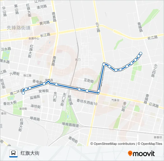 366路 Bus Line Map