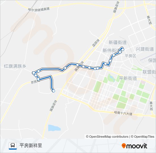 公交370路的线路图