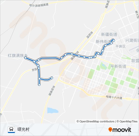 公交370路的线路图