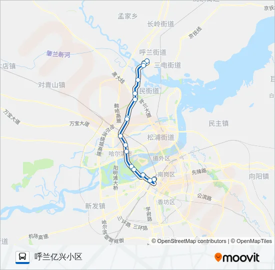 551路 Bus Line Map