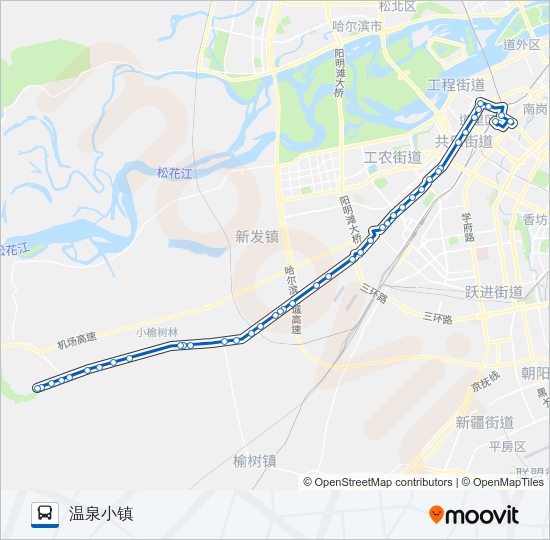 公交888路的线路图
