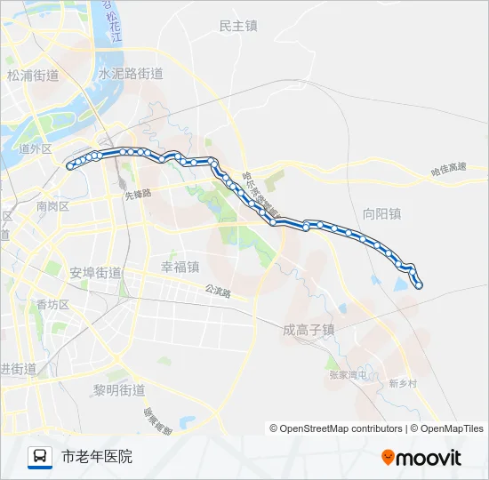 郊9支4 Bus Line Map