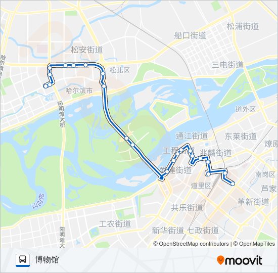 13路区间 bus Line Map