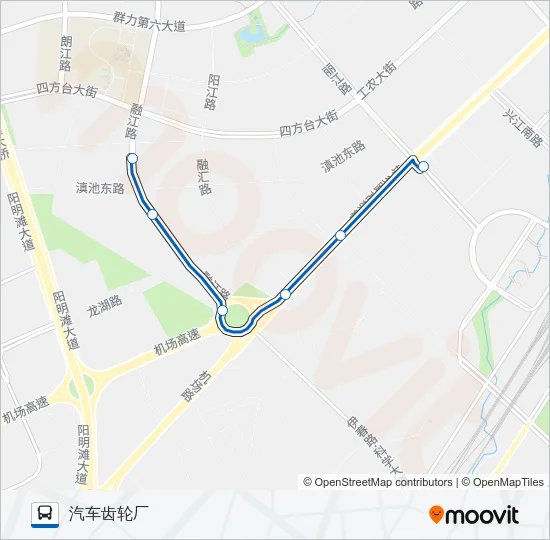 33路区间 Bus Line Map