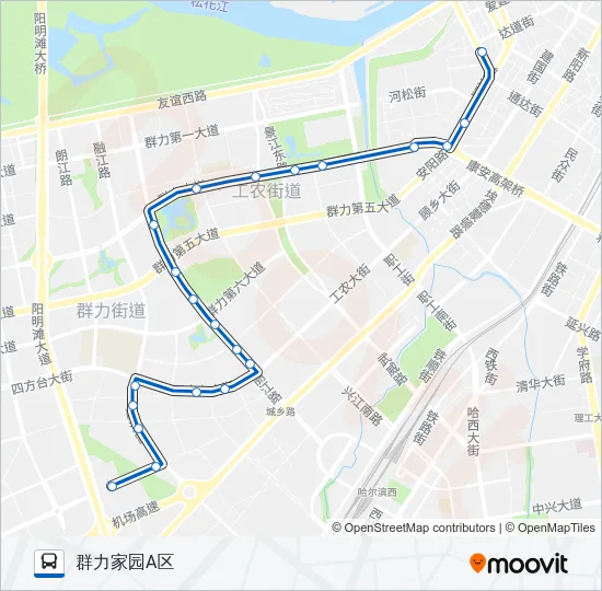 65路区间 Bus Line Map