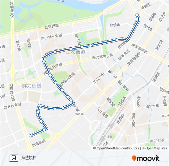 65路区间 bus Line Map