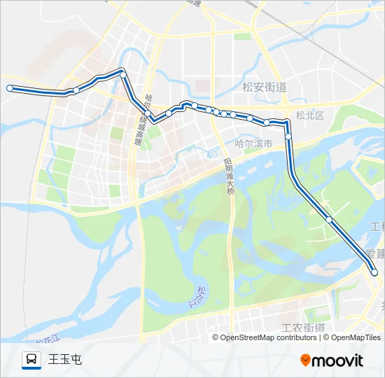 80路支6 Bus Line Map