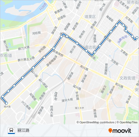 82路区间 bus Line Map