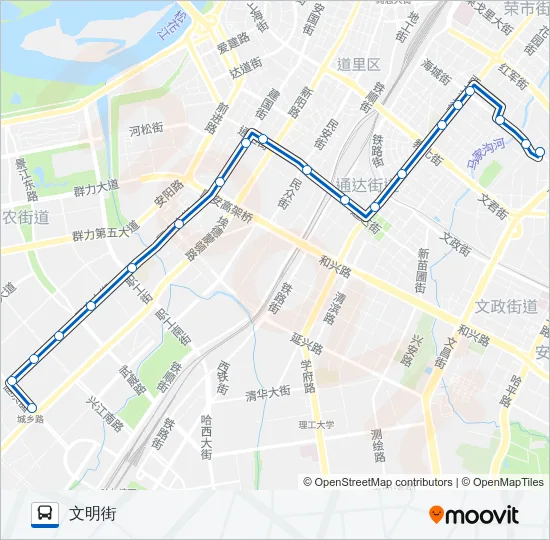 82路区间 Bus Line Map