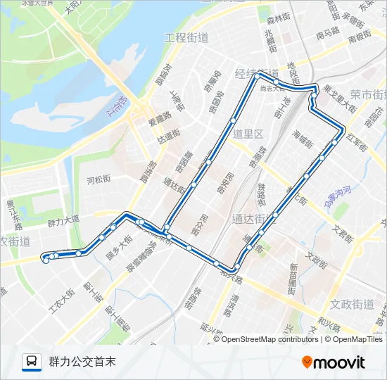 110路环线 Bus Line Map