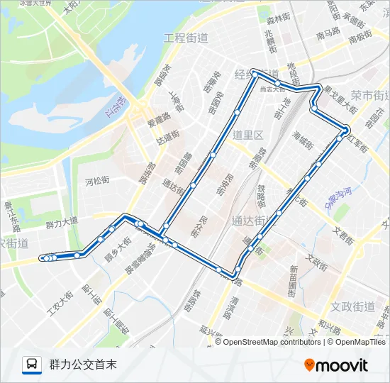 111路环线 Bus Line Map