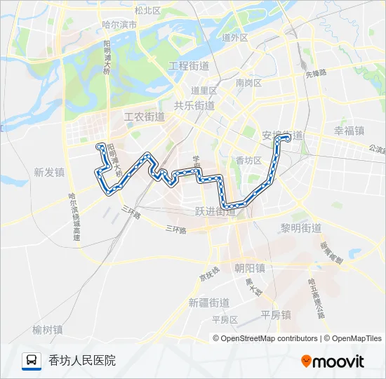 218路支线 Bus Line Map