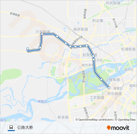 346路支1 bus Line Map