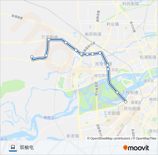 公交346支1路的线路图