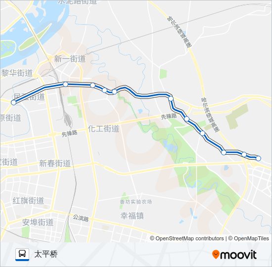 352路支2 bus Line Map