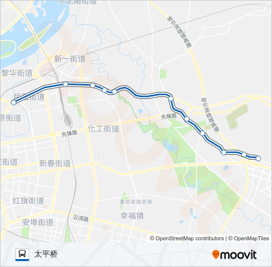 公交352支2路的线路图