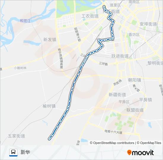 363支4线 Bus Line Map