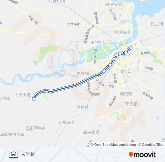 机场巴士3号线 Bus Line Map