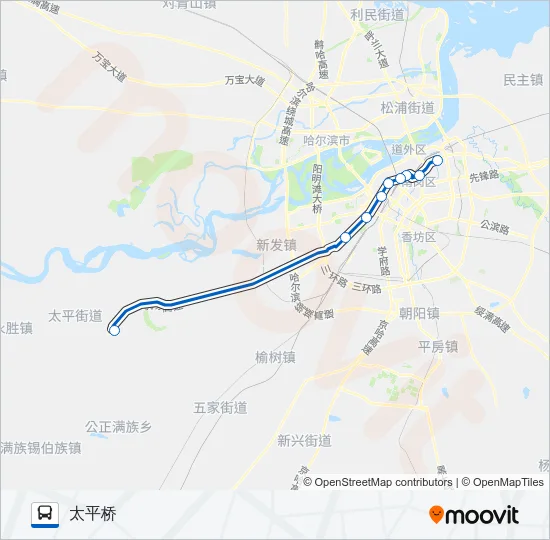 机场巴士3号线 Bus Line Map