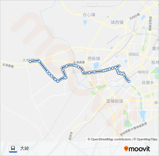 G100路 Bus Line Map