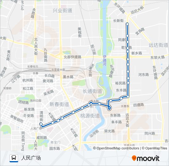 公交3路的线路图