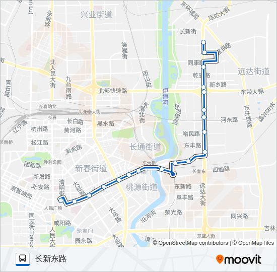 公交3路的线路图