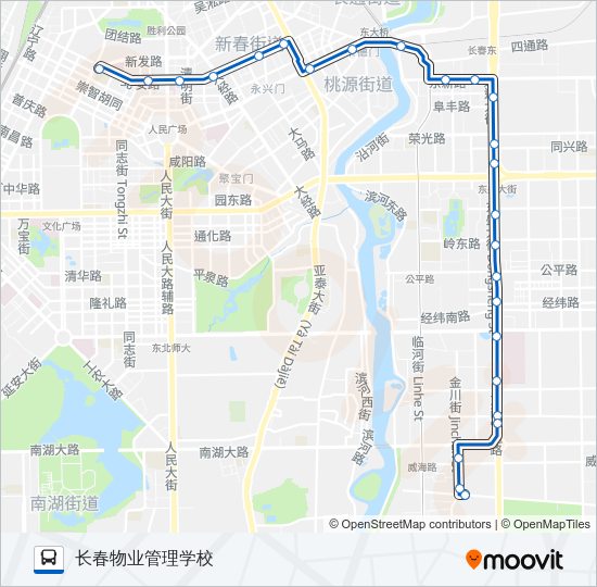 公交4路的线路图
