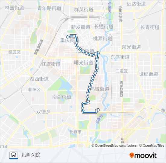 公交5路的线路图