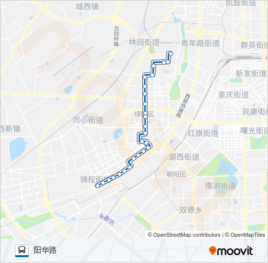 公交7路的线路图
